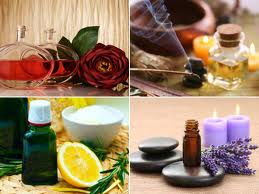 essential oils collage